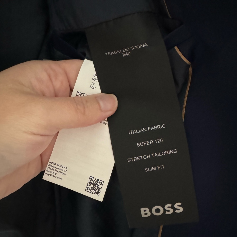 BOSS Trabaldo Togna 1840 Slim-Fit‎ Virgin Wool Suit - Picture 10 of 15